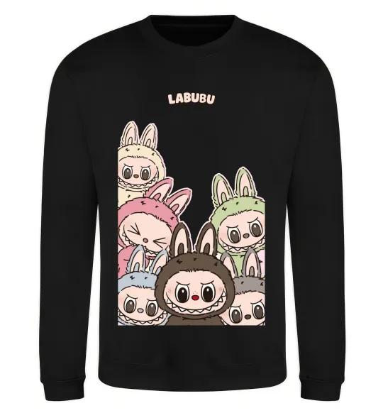 Свитшот Labubu Черный фото