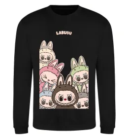 Світшот Labubu Чорний фото