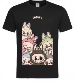 Мужская футболка Labubu Черный фото