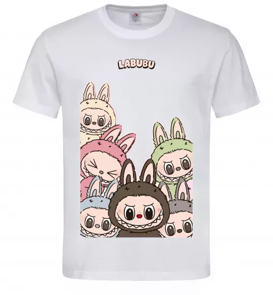Чоловіча футболка Labubu Білий фото
