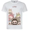 Чоловіча футболка Labubu Білий Чоловіча футболка Labubu Білий фото