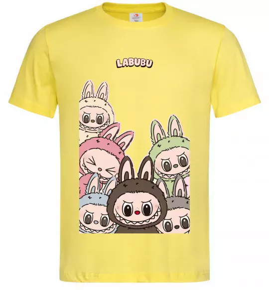 Чоловіча футболка Labubu Лимонний фото