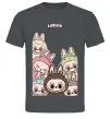 Чоловіча футболка Labubu Графіт Чоловіча футболка Labubu Графіт фото