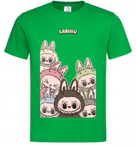 Чоловіча футболка Labubu Зелений фото