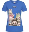 Женская футболка Labubu Ярко-синий фото