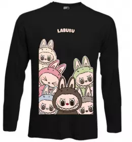 Лонгслив Labubu Черный фото