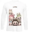 Лонгслив Labubu Белый фото