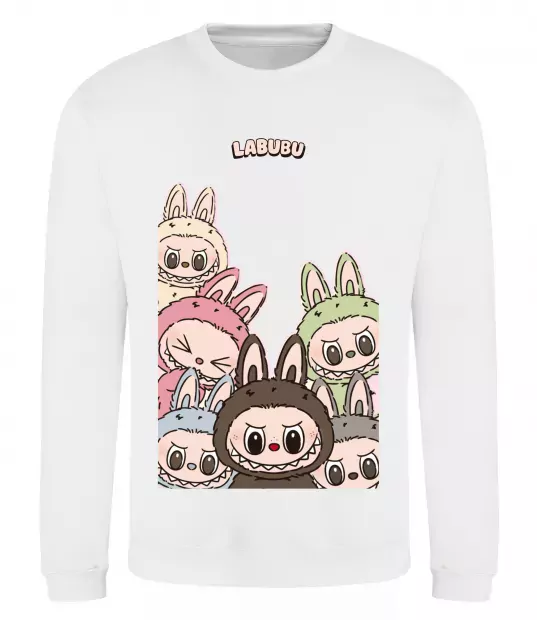 Світшот Labubu Білий фото