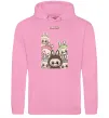 Мужская толстовка (худи) Labubu Розовый фото