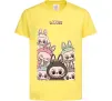 Дитяча футболка Labubu Лимонний фото