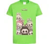 Дитяча футболка Labubu Лаймовий фото