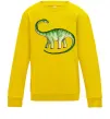 Детский Свитшот Апатозавр Солнечно желтый Детский Свитшот Апатозавр Солнечно желтый фото
