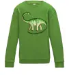 Детский Свитшот Апатозавр Лаймовый Детский Свитшот Апатозавр Лаймовый фото
