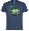 Мужская футболка Апатозавр Темно-синий фото