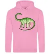Чоловіча толстовка (худі) Апатозавр Рожевий фото
