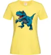 Женская футболка Динозавр Рекс блакитний Лимонный фото