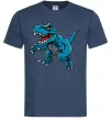 Мужская футболка Динозавр Рекс блакитний Темно-синий фото