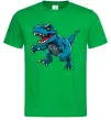 Мужская футболка Динозавр Рекс блакитний Зеленый фото