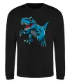 Свитшот Динозавр Рекс блакитний Черный фото