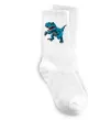 Шкарпетки Динозавр Рекс блакитний Білий фото