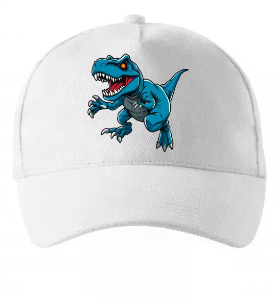 Кепка Динозавр Рекс блакитний Белый фото