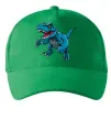 Кепка Динозавр Рекс блакитний Зеленый фото
