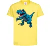 Детская футболка Динозавр Рекс блакитний Лимонный фото