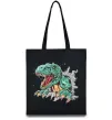 Эко-сумка Динозавр Рекс Черный фото