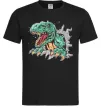 Мужская футболка Динозавр Рекс Черный фото
