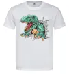 Мужская футболка Динозавр Рекс Белый фото