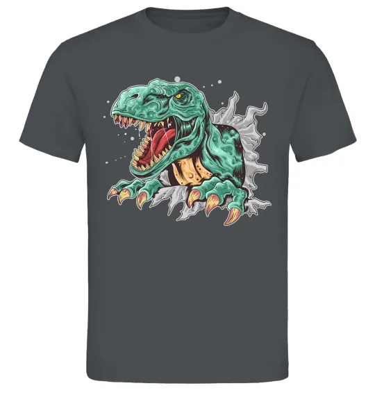 Мужская футболка Динозавр Рекс Графит фото