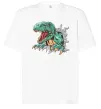 Футболка Оверсайз Динозавр Рекс Белый фото