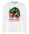 Свитшот Динозаври never forget Белый Свитшот Динозаври never forget Белый фото