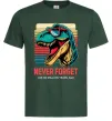 Мужская футболка Динозаври never forget Темно-зеленый фото