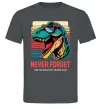 Мужская футболка Динозаври never forget Графит фото