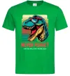 Мужская футболка Динозаври never forget Зеленый фото