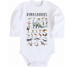 Дитячий бодік Види динозаврів