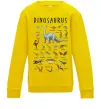 Детский Свитшот Види динозаврів Солнечно желтый Детский Свитшот Види динозаврів Солнечно желтый фото