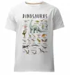 Мужская премиум футболка Види динозаврів Белый фото