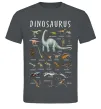 Мужская футболка Види динозаврів Графит фото