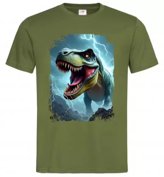 Мужская футболка Thunder Rex Оливковый фото