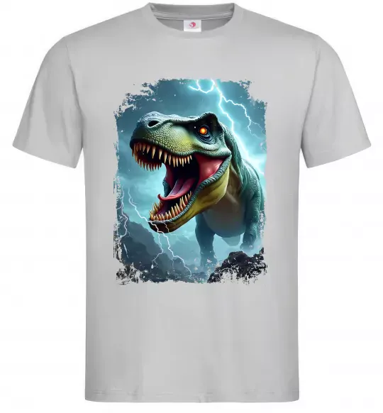 Мужская футболка Thunder Rex Серый фото