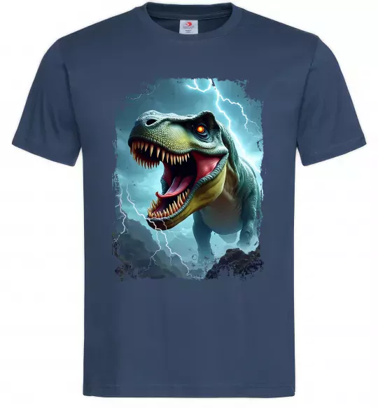 Мужская футболка Thunder Rex Темно-синий фото