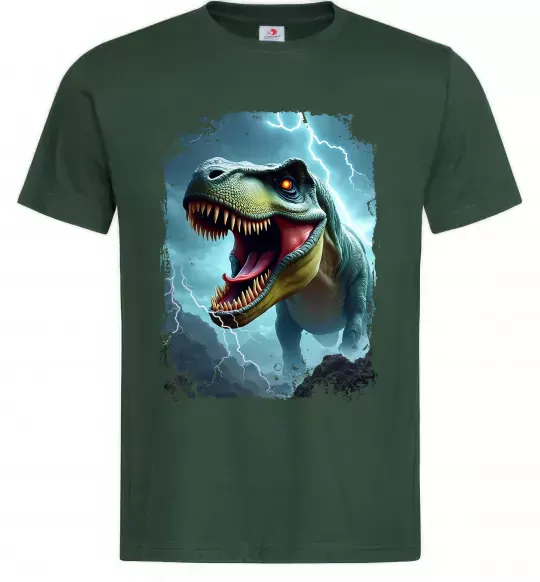 Мужская футболка Thunder Rex Темно-зеленый фото