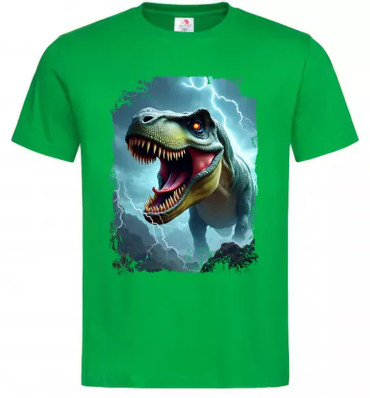 Мужская футболка Thunder Rex Зеленый фото