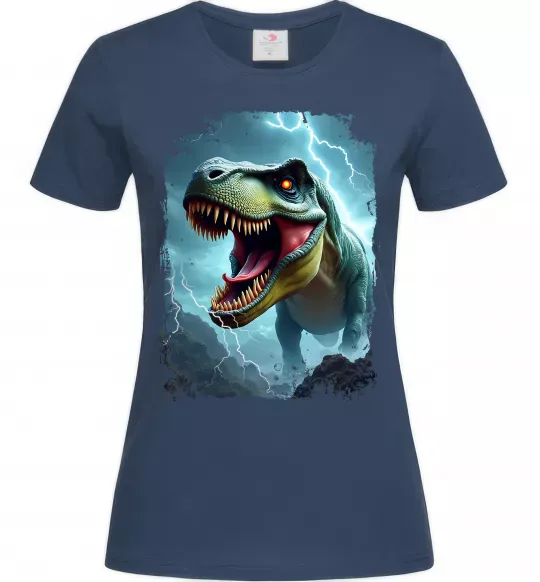 Жіноча футболка Thunder Rex Темно-синій фото