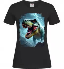 Женская футболка Thunder Rex Черный фото