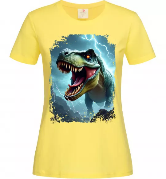 Жіноча футболка Thunder Rex Лимонний фото