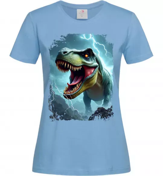 Жіноча футболка Thunder Rex Блакитний фото