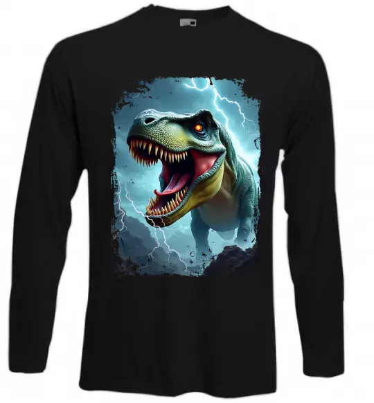 Лонгслів Thunder Rex Чорний фото